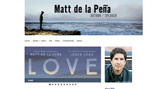 Desktop Screenshot of mattdelapena.com